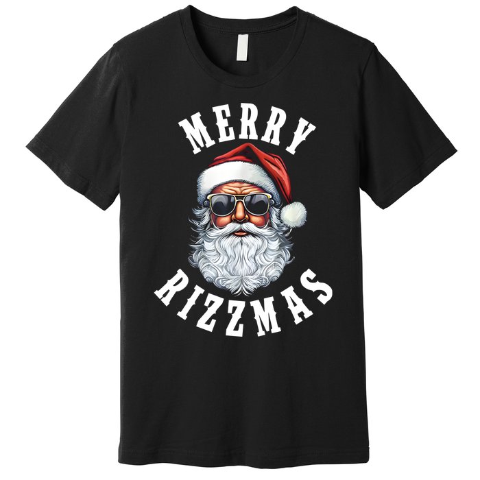 Merry Rizzmas Christmas Holiday Xmas Santa Claus Premium T-Shirt