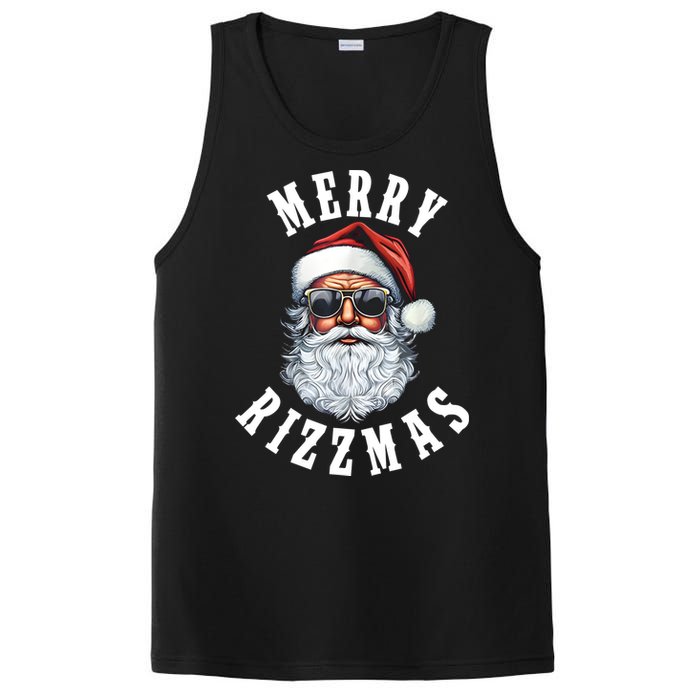 Merry Rizzmas Christmas Holiday Xmas Santa Claus PosiCharge Competitor Tank