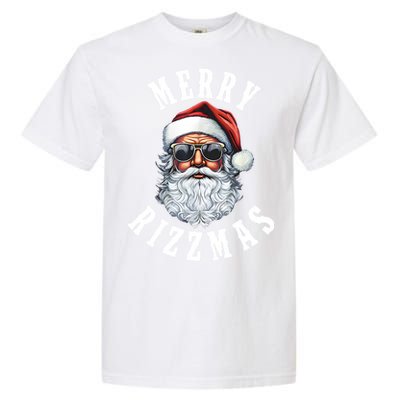 Merry Rizzmas Christmas Holiday Xmas Santa Claus Garment-Dyed Heavyweight T-Shirt