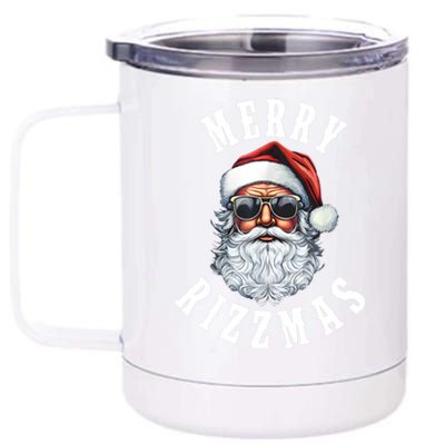 Merry Rizzmas Christmas Holiday Xmas Santa Claus 12 oz Stainless Steel Tumbler Cup