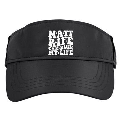 Matt Rife Can Ruin My Life Adult Drive Performance Visor