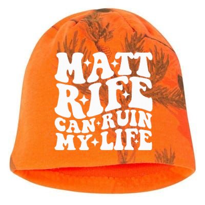 Matt Rife Can Ruin My Life Kati - Camo Knit Beanie