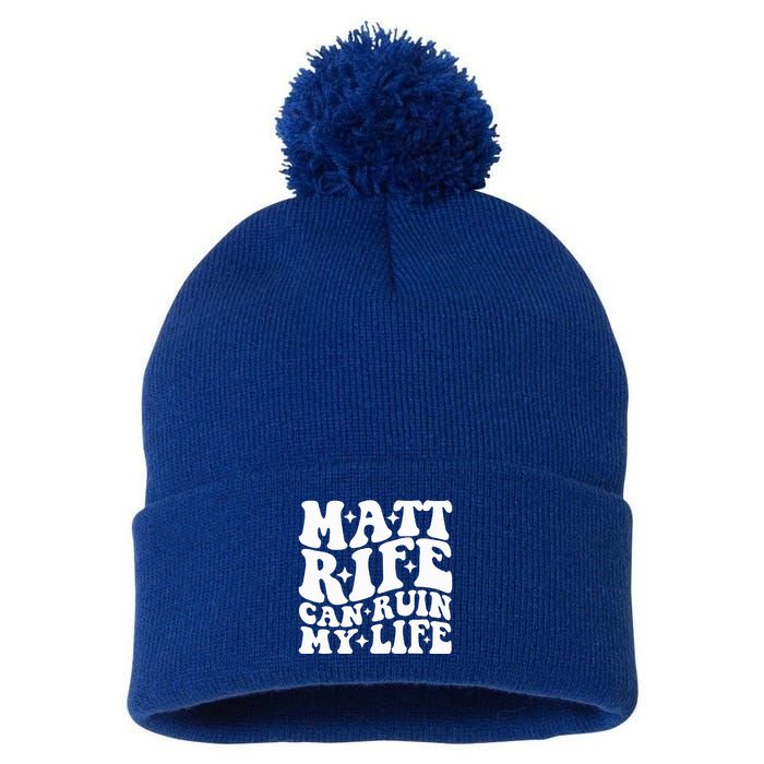 Matt Rife Can Ruin My Life Pom Pom 12in Knit Beanie