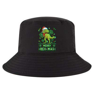 Merry Rexmas Christmas Trex Gift Cool Comfort Performance Bucket Hat