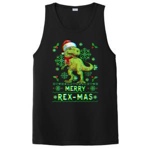 Merry Rexmas Christmas Trex Gift PosiCharge Competitor Tank