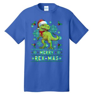 Merry Rexmas Christmas Trex Gift Tall T-Shirt