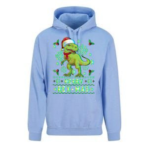 Merry Rexmas Christmas Trex Gift Unisex Surf Hoodie