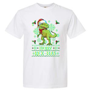 Merry Rexmas Christmas Trex Gift Garment-Dyed Heavyweight T-Shirt