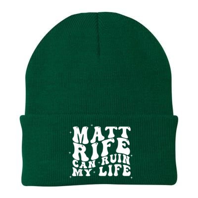 Matt Rife Can Ruin My Life Funny Wavy Retro Knit Cap Winter Beanie