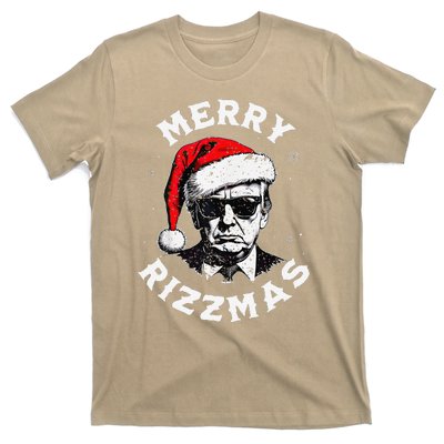 Merry Rizzmas Christmas Funny Trump Santa Claus Xmas Pajamas T-Shirt