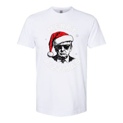 Merry Rizzmas Christmas Funny Trump Santa Claus Xmas Pajamas Softstyle CVC T-Shirt