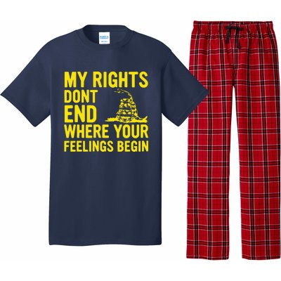 My Rights Dont End Where Your Feelings Begin Pajama Set