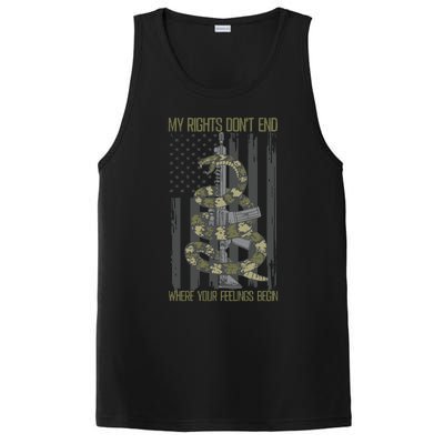 My Rights Dont End Where Your Feelings Begin PosiCharge Competitor Tank