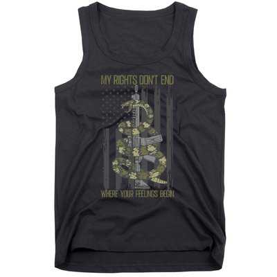 My Rights Dont End Where Your Feelings Begin Tank Top