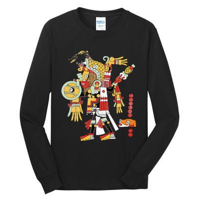 Mayan Ritual Design Archeology Student Teacher Tall Long Sleeve T-Shirt