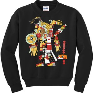 Mayan Ritual Design Archeology Student Teacher Kids Sweatshirt