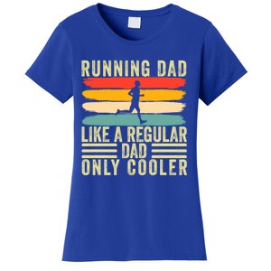 Marathon Runner Design Father Day For Running Dad Cute Gift Women's T-Shirt