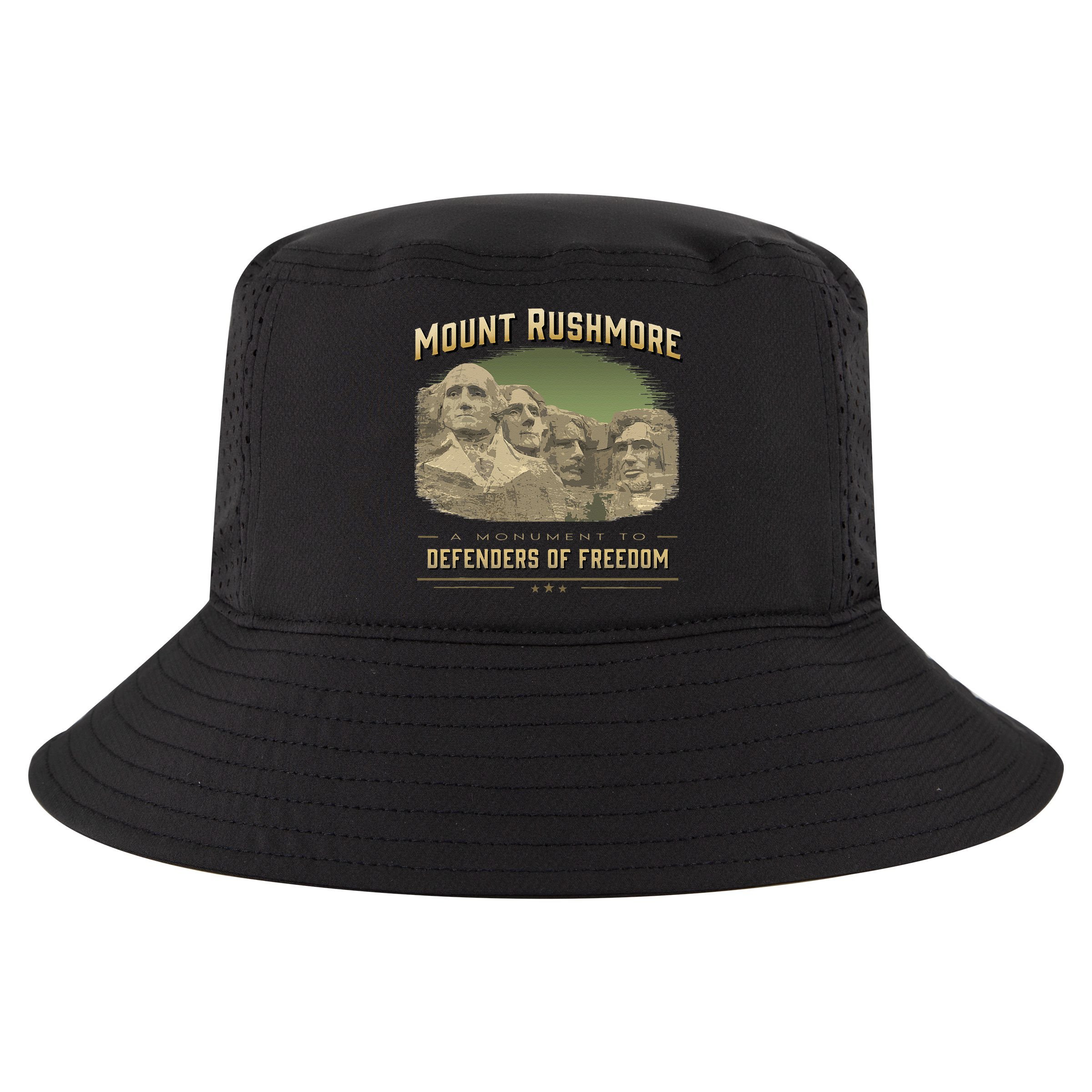 Mount Rushmore Defenders Of Freedom South Dakota USA Cool Comfort Performance Bucket Hat