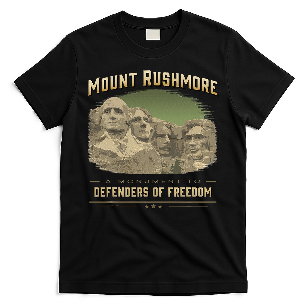 Mount Rushmore Defenders Of Freedom South Dakota USA T-Shirt