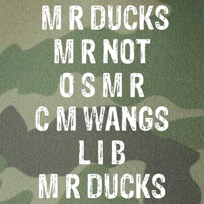 M R Ducks M R Not O S M R C M Wings Duck Lover Funny Duck Legacy Tie Dye Trucker Hat