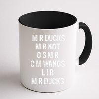 M R Ducks M R Not O S M R C M Wings Duck Lover Funny Duck Mug