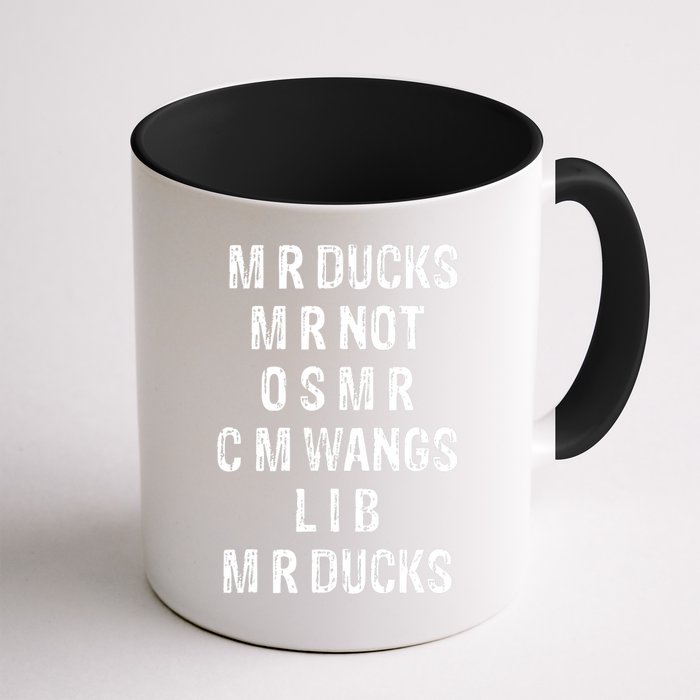 M R Ducks M R Not O S M R C M Wings Duck Lover Funny Duck Mug
