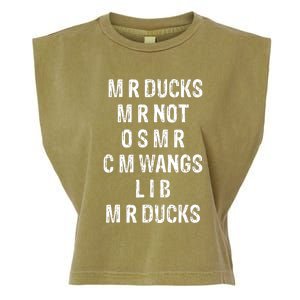 M R Ducks M R Not O S M R C M Wings Duck Lover Funny Duck Garment-Dyed Women's Muscle Tee