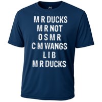 M R Ducks M R Not O S M R C M Wings Duck Lover Funny Duck Performance Shirt