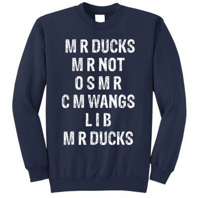 M R Ducks M R Not O S M R C M Wings Duck Lover Funny Duck Sweatshirt