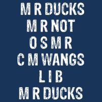 M R Ducks M R Not O S M R C M Wings Duck Lover Funny Duck Button