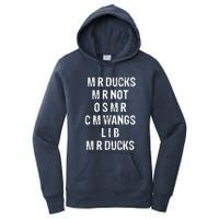 M R Ducks M R Not O S M R C M Wings Duck Lover Funny Duck Women's Pullover Hoodie