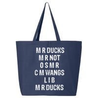 M R Ducks M R Not O S M R C M Wings Duck Lover Funny Duck 25L Jumbo Tote