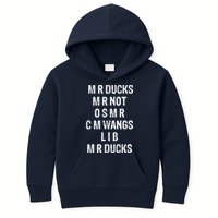 M R Ducks M R Not O S M R C M Wings Duck Lover Funny Duck Kids Hoodie