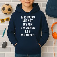 M R Ducks M R Not O S M R C M Wings Duck Lover Funny Duck Kids Hoodie