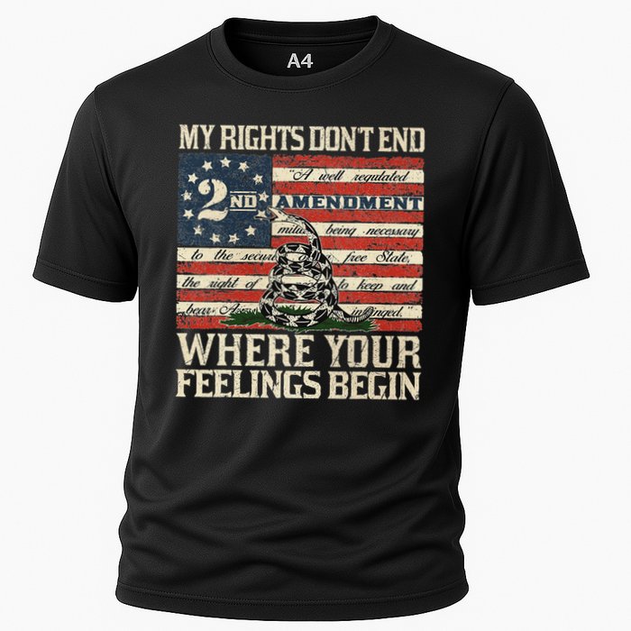 My Rights Don't End Where Your Feelings Begin Cooling Performance Crew T-Shirt