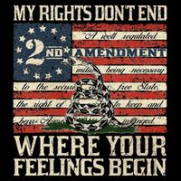 My Rights Don't End Where Your Feelings Begin Cooling Performance Crew T-Shirt