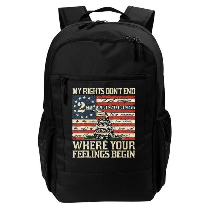 My Rights Don't End Where Your Feelings Begin Daily Commute Backpack