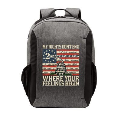 My Rights Don't End Where Your Feelings Begin Vector Backpack