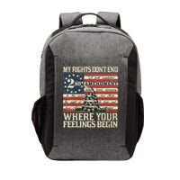 My Rights Don't End Where Your Feelings Begin Vector Backpack