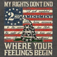 My Rights Don't End Where Your Feelings Begin Vector Backpack