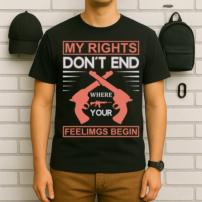 My Rights Don't End Where Your Feelimgs Begin T-Shirt