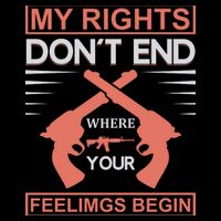 My Rights Don't End Where Your Feelimgs Begin Mousepad