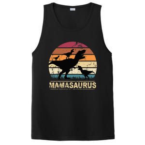 Mamasaurus Rex Dinosaur Triplet Dino Mom retro PosiCharge Competitor Tank