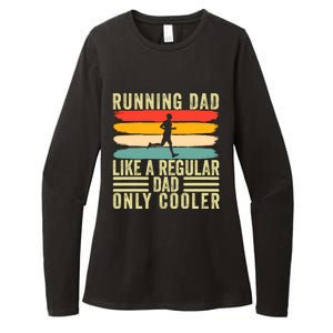 Marathon Runner Design Father Day For Running Dad Gift Womens CVC Long Sleeve Shirt