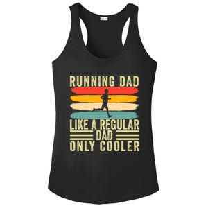 Marathon Runner Design Father Day For Running Dad Gift Ladies PosiCharge Competitor Racerback Tank