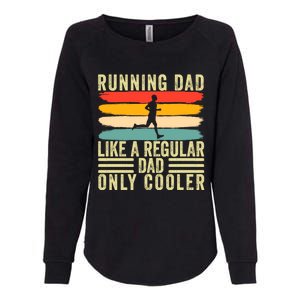 Marathon Runner Design Father Day For Running Dad Gift Womens California Wash Sweatshirt