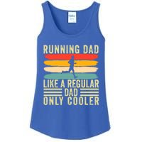 Marathon Runner Design Father Day For Running Dad Gift Ladies Essential Tank