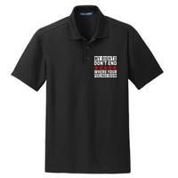 My Rights Don't End Where Your Feelings Begin Dry Zone Grid Polo