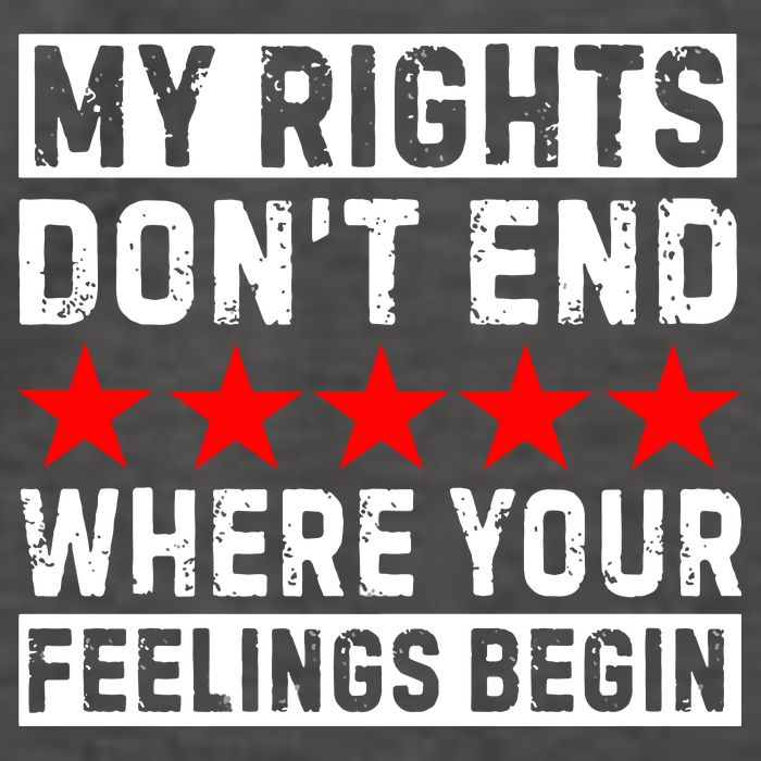 My Rights Don't End Where Your Feelings Begin Vector Backpack