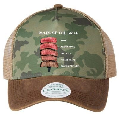 Middleclassfancy Rad Dad Rules Of The Grill Legacy Tie Dye Trucker Hat